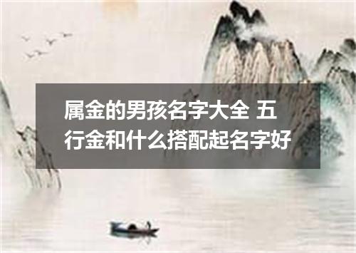 属金的男孩名字大全 五行金和什么搭配起名字好