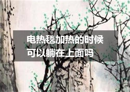 电热毯加热的时候可以躺在上面吗