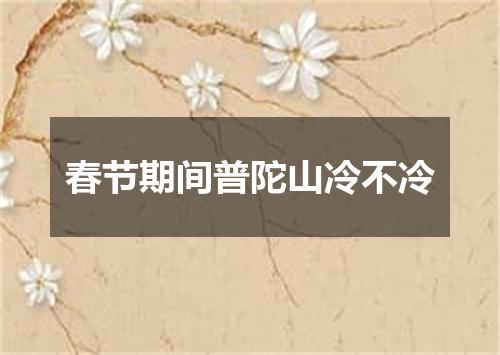 春节期间普陀山冷不冷