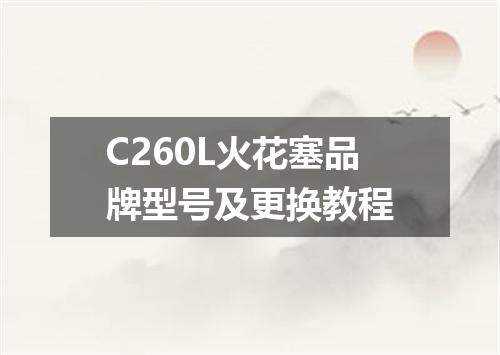 C260L火花塞品牌型号及更换教程
