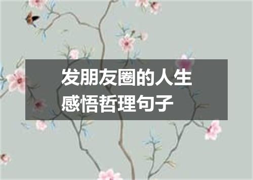 发朋友圈的人生感悟哲理句子