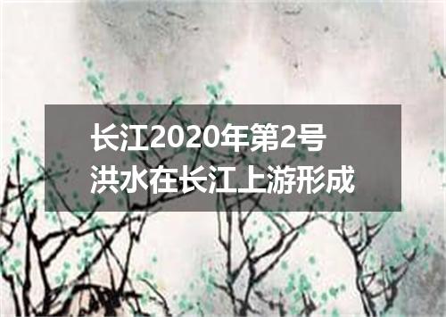 长江2020年第2号洪水在长江上游形成