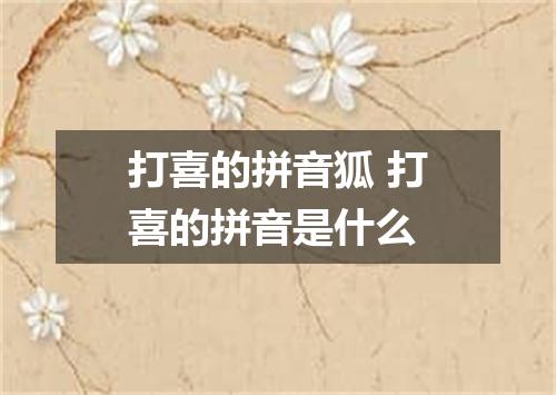 打喜的拼音狐 打喜的拼音是什么