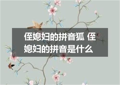 侄媳妇的拼音狐 侄媳妇的拼音是什么