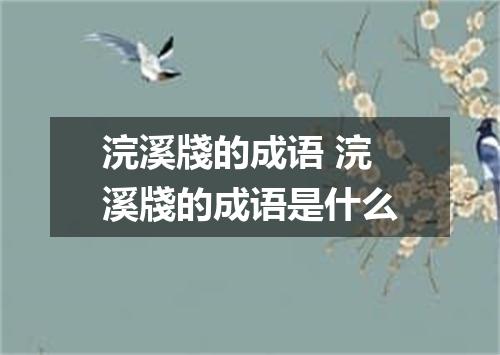 浣溪牋的成语 浣溪牋的成语是什么
