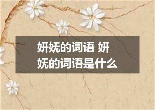 妍妩的词语 妍妩的词语是什么