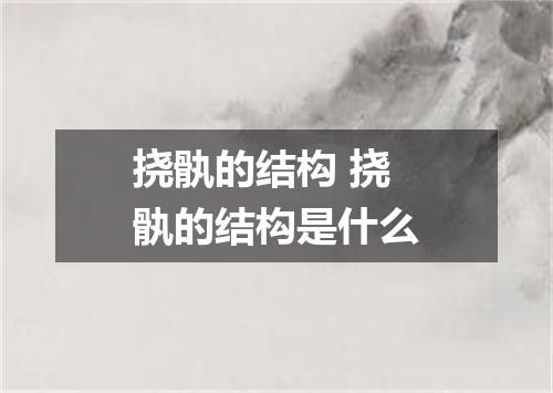 挠骫的结构 挠骫的结构是什么