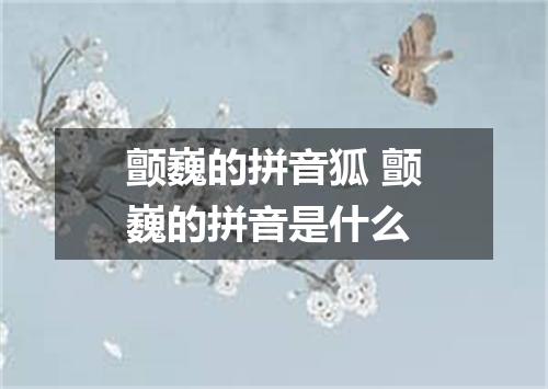 颤巍的拼音狐 颤巍的拼音是什么