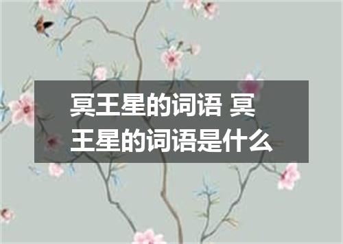 冥王星的词语 冥王星的词语是什么