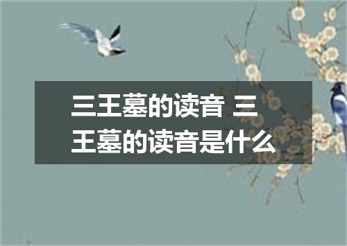 三王墓的读音 三王墓的读音是什么