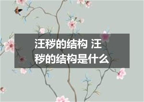 汪秽的结构 汪秽的结构是什么