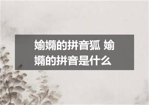 媮嫷的拼音狐 媮嫷的拼音是什么