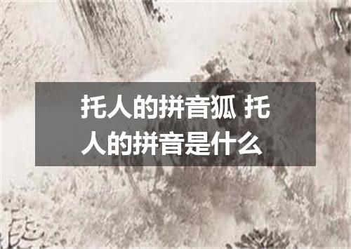 托人的拼音狐 托人的拼音是什么