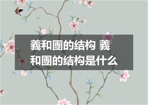 義和團的结构 義和團的结构是什么