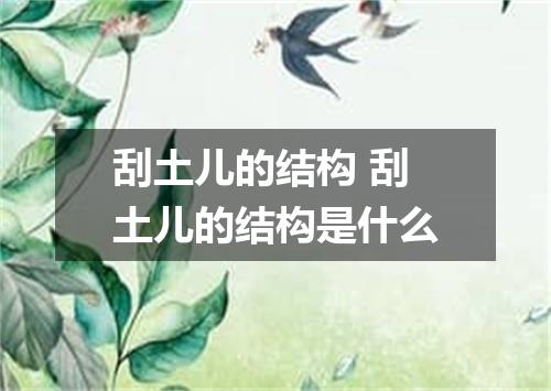 刮土儿的结构 刮土儿的结构是什么