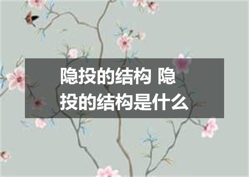 隐投的结构 隐投的结构是什么
