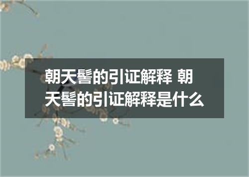 朝天髻的引证解释 朝天髻的引证解释是什么
