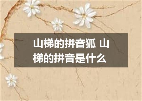 山梯的拼音狐 山梯的拼音是什么