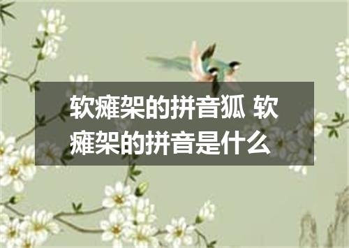 软瘫架的拼音狐 软瘫架的拼音是什么