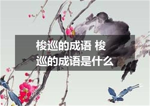 梭巡的成语 梭巡的成语是什么