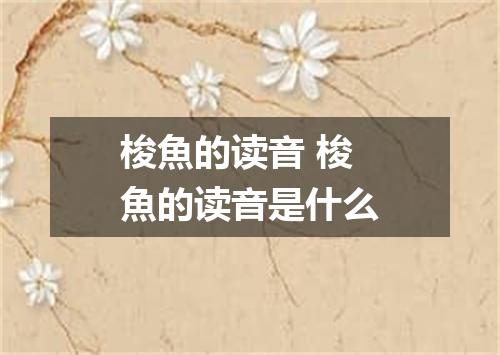 梭魚的读音 梭魚的读音是什么