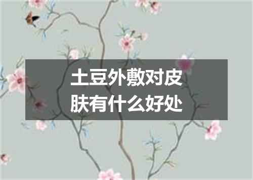 土豆外敷对皮肤有什么好处