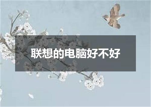 联想的电脑好不好