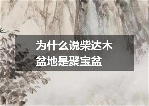 为什么说柴达木盆地是聚宝盆