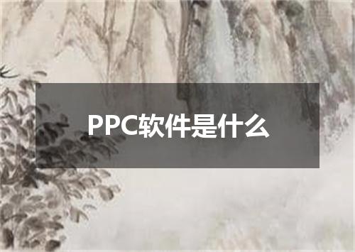 PPC软件是什么