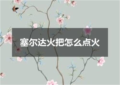 塞尔达火把怎么点火