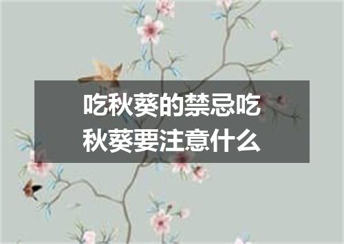 吃秋葵的禁忌吃秋葵要注意什么