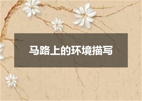 马路上的环境描写
