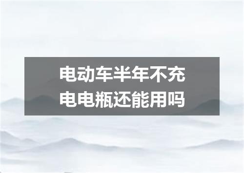 电动车半年不充电电瓶还能用吗