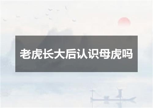 老虎长大后认识母虎吗