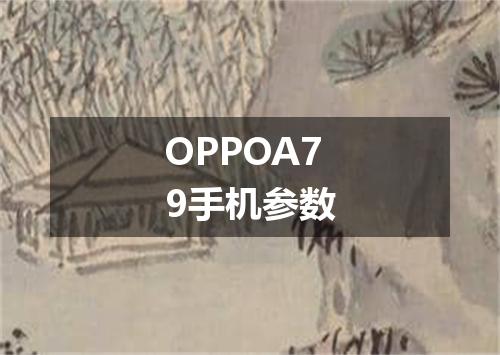 OPPOA79手机参数
