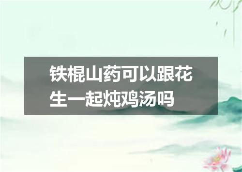 铁棍山药可以跟花生一起炖鸡汤吗