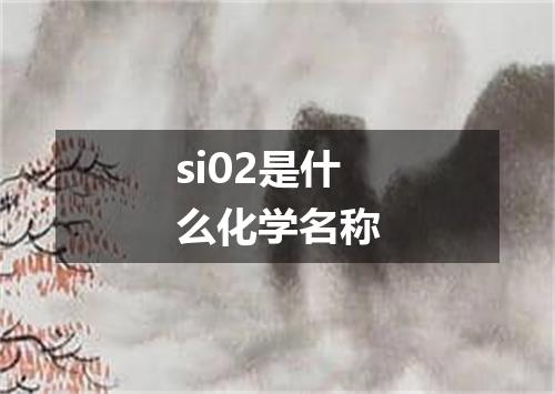 si02是什么化学名称