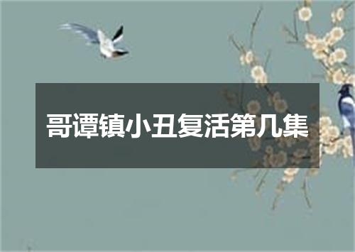 哥谭镇小丑复活第几集