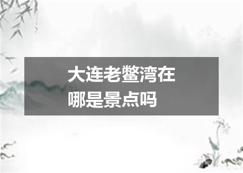 大连老鳖湾在哪是景点吗