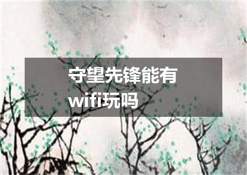 守望先锋能有wifi玩吗