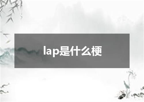 lap是什么梗
