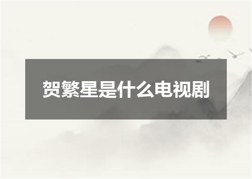 贺繁星是什么电视剧