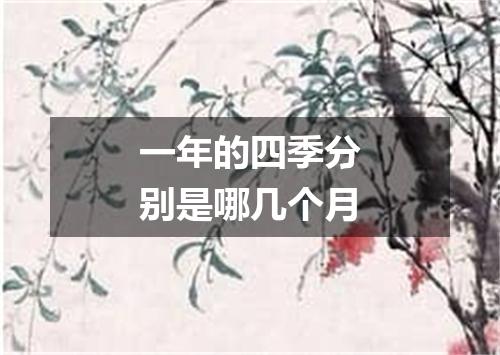 一年的四季分别是哪几个月