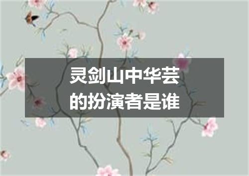 灵剑山中华芸的扮演者是谁