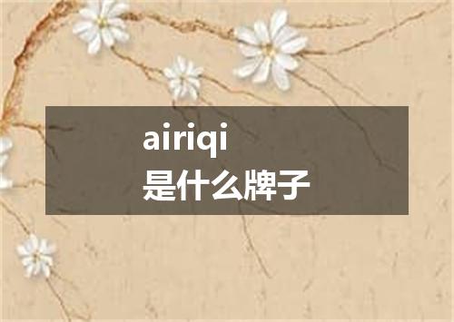 airiqi是什么牌子