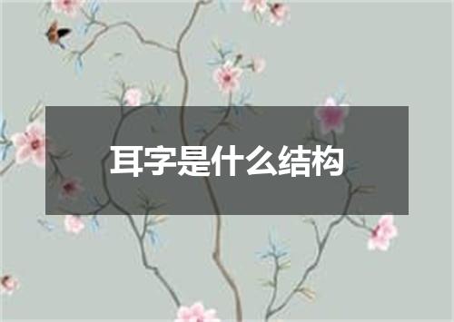 耳字是什么结构