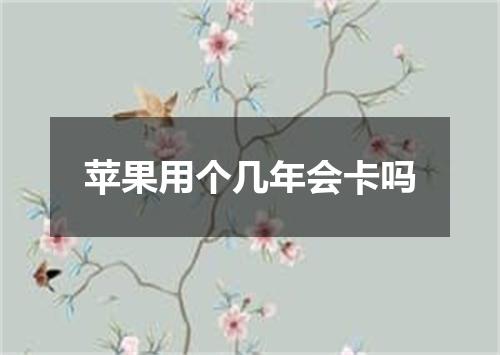 苹果用个几年会卡吗