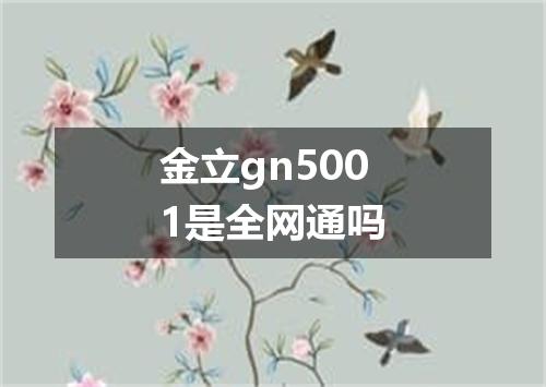 金立gn5001是全网通吗