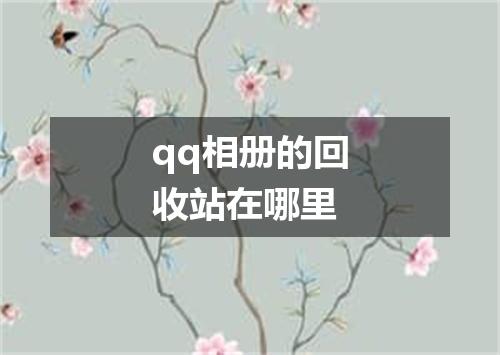 qq相册的回收站在哪里