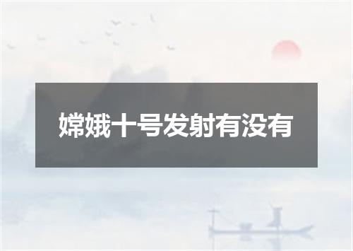 嫦娥十号发射有没有